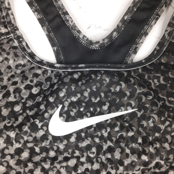 Nike Black/Gray Sports Bra Dri-Fit - Picture 2 of 6